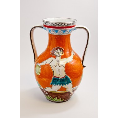 Vase Quartara Siciliana VS670GR sicilian handmade pottery ceramiche de simone Vase Quartara Siciliana VS670GR sicilian handmade pottery ceramiche de simone